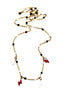 Red & White Lightning Necklace