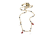 Load image into Gallery viewer, Red &amp; White Lightning Necklace
