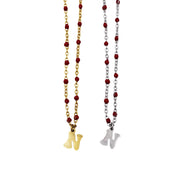 Retro N Charm Necklace