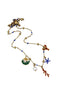Nautical Enamel Multi Charm Necklace