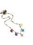 Colorful Fish Enamel Charm Necklace