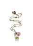 Coffee & Doughnut Charm Necklace