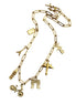 Gold Travel Multi Charm Necklace
