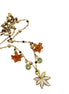 Fall Leaves Multi Charm Necklace