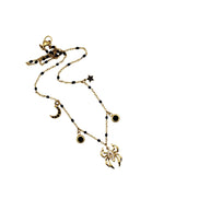 Spider Multi Charm Necklace