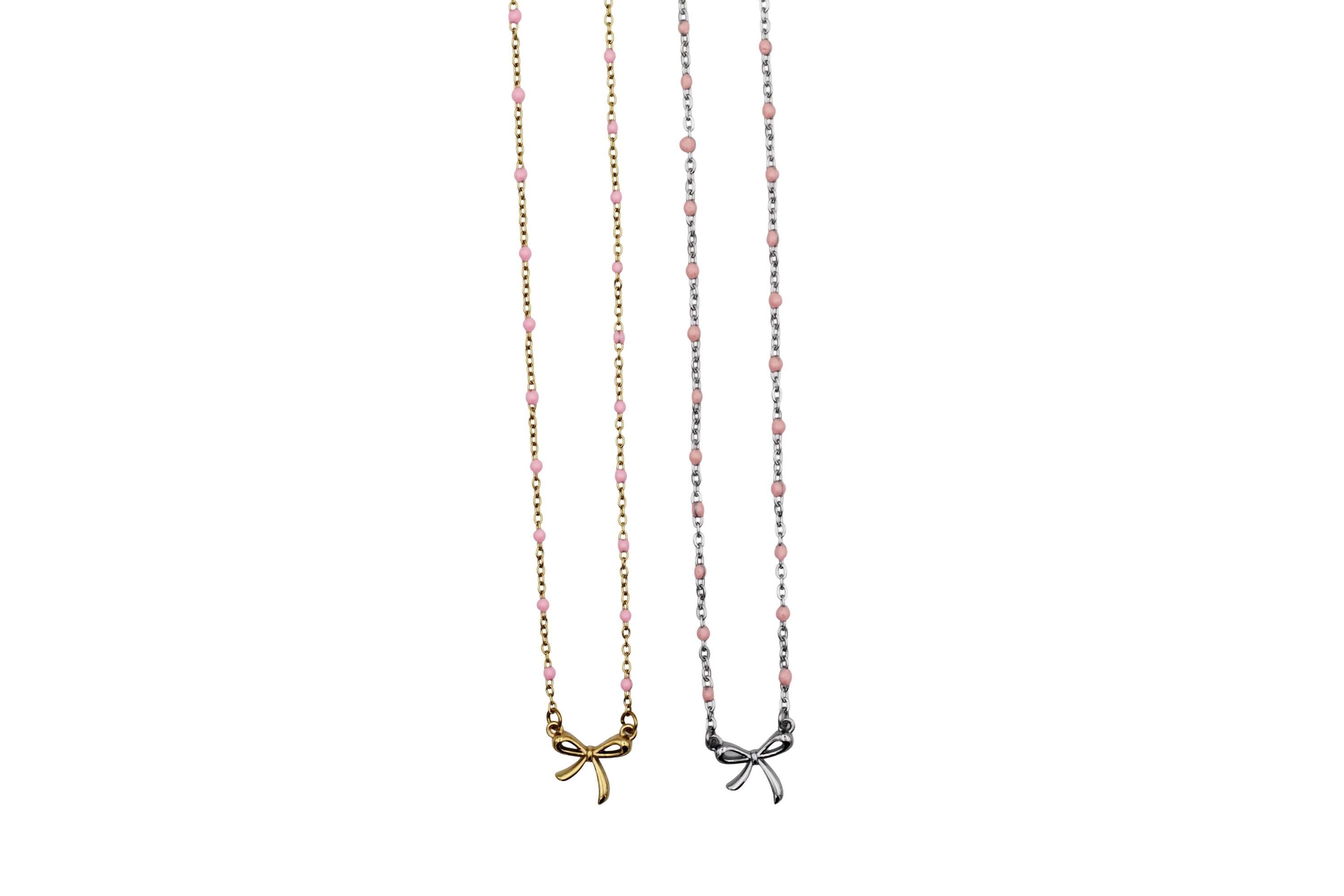 Dainty Bow Necklace