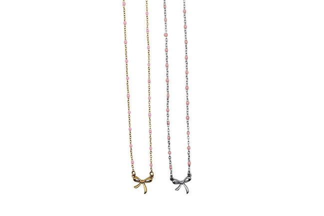 Dainty Bow Necklace