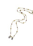 Gold Rhinestone NE Necklace
