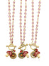 Mushroom & Flower Charm Necklace
