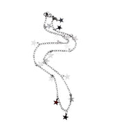 Silver Star Layering Necklace