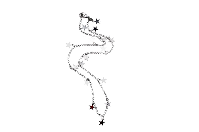 Silver Star Layering Necklace