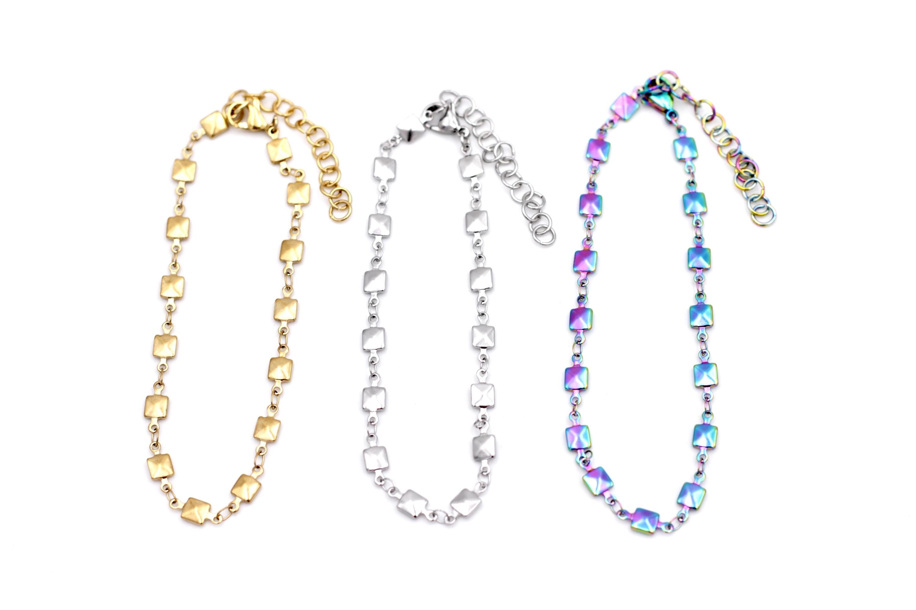 Square Chain Anklet