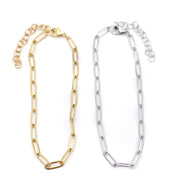 Chunky Paperclip Chain Anklet