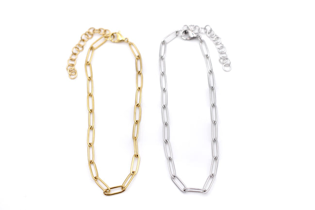 Chunky Paperclip Chain Anklet