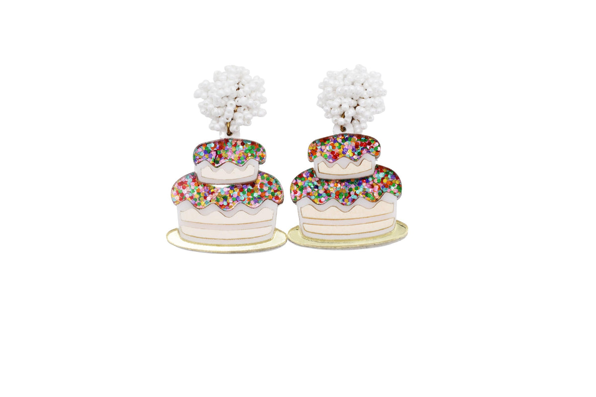 Birthday Cake Earrings