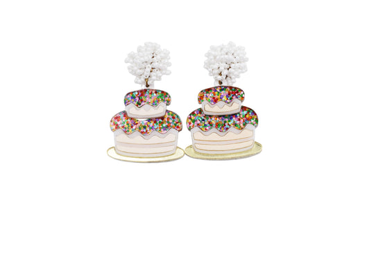 Birthday Cake Earrings