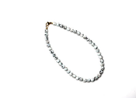 Matte Jasper Bead Necklace