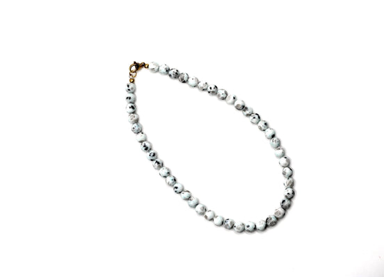 Matte Jasper Bead Necklace