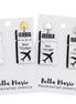 Travel Boarding Pass Earrings