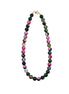 Pink & Green Dyed Agate Bead Necklace
