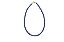 Load image into Gallery viewer, Blue Rondelle Bead Necklace
