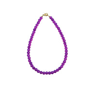 Purple Beaded Necklace