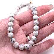 Matte Jasper Bead Necklace