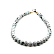 Matte Jasper Bead Necklace