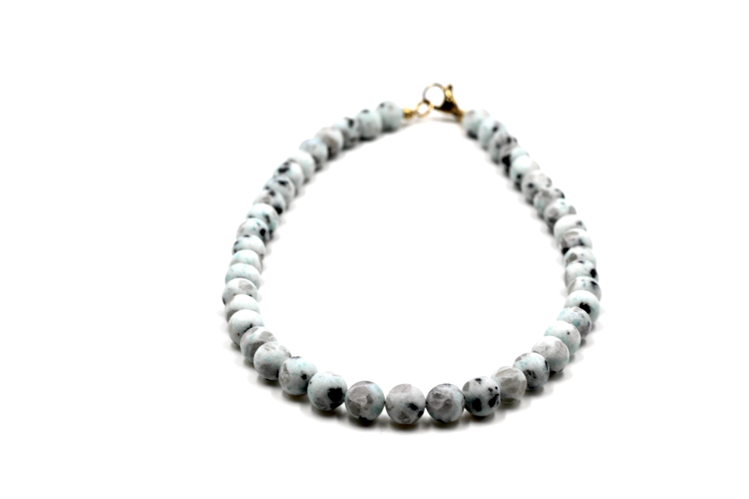 Matte Jasper Bead Necklace