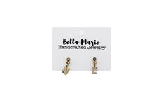 Load image into Gallery viewer, Gold Rhinestone NE Earrings
