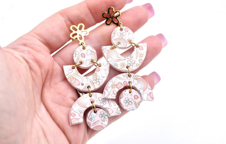 Geometric Teacher Earrings