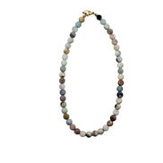 Matte Amazonite Bead Necklace