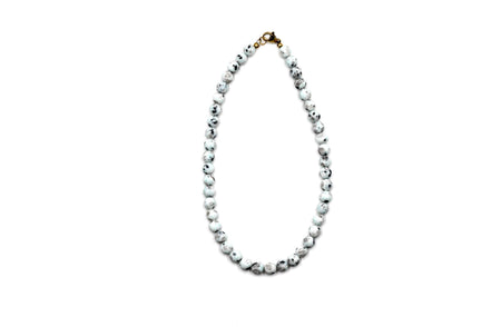 Matte Jasper Bead Necklace