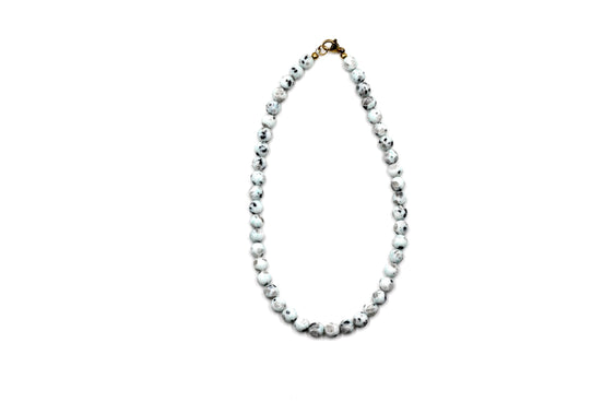 Matte Jasper Bead Necklace