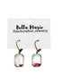 Rectangle Rhinestone Earrings