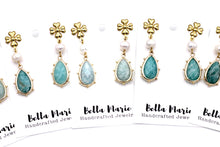 Load image into Gallery viewer, Amazonite Dangle Earrings
