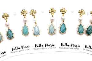 Amazonite Dangle Earrings