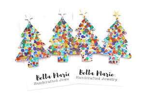 Colorful Christmas Earrings