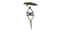 Load image into Gallery viewer, Bronze Double Triangle Necklace
