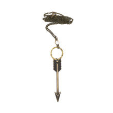 Load image into Gallery viewer, Bronze Huge Arrow Necklace
