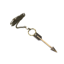 Load image into Gallery viewer, Bronze Huge Arrow Necklace

