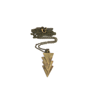 Layered Triangle Necklace