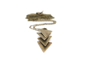 Layered Triangle Necklace