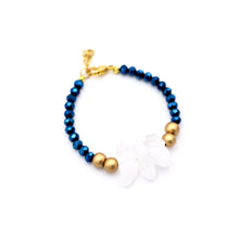Load image into Gallery viewer, Cobalt Blue &amp; Raw Stone Bracelet
