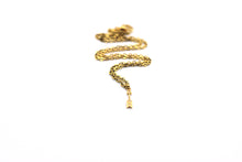 Load image into Gallery viewer, Gold Rhinestone Dainty Arrow Necklace
