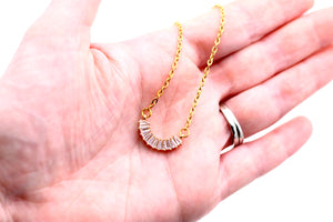 Rectangle Rhinestone Necklace