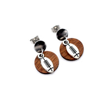 Load image into Gallery viewer, Silver Football Earrings
