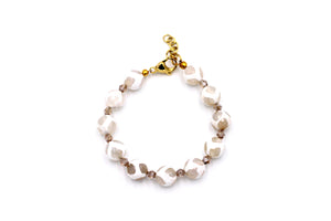 Tan & White Bracelet