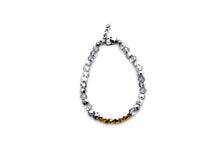 Load image into Gallery viewer, Silver &amp; Gold Beaded Bracelet
