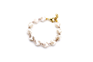 Tan & White Bracelet